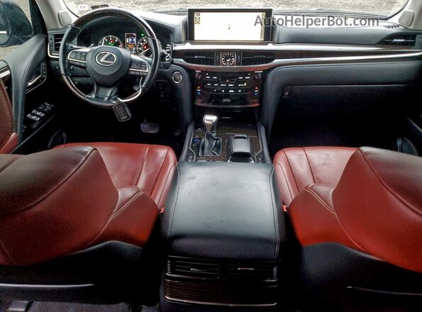 JTJHY7AX0H4242837 2017 LEXUS LX Черный Вид панели приборов