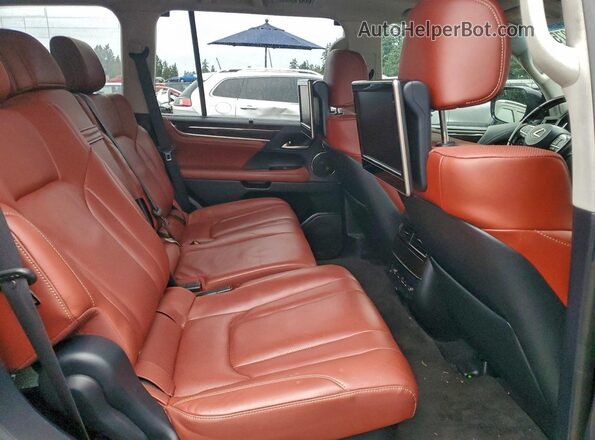 JTJHY7AX0H4242837 2017 LEXUS LX Черный Вид задней части салона
