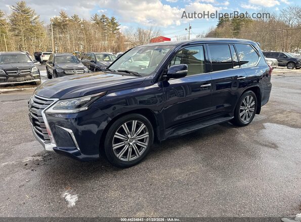JTJHY7AX2H4242774 2017 LEXUS LX Blue Przód lewy