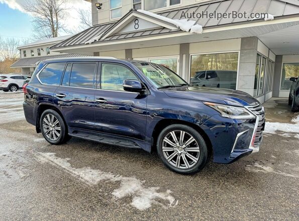 JTJHY7AX2H4242774 2017 LEXUS LX Синий Передняя левая четверть