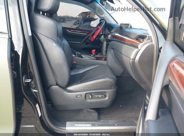 JTJHY7AX2K4289665 2019 LEXUS LX 570 Зеленый Вид салона спереди