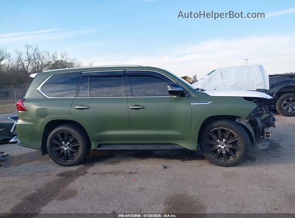 JTJHY7AX2K4289665 2019 LEXUS LX 570 Зеленый Панорамный вид салона 360°