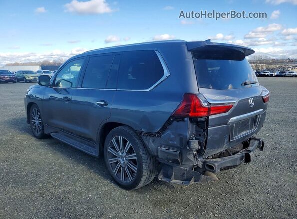 JTJHY7AX4J4263423 2018 LEXUS LX Серый Задняя левая четверть