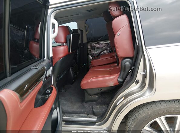 JTJHY7AX8G4199718 2016 LEXUS LX 570 Gray Widok naklejki z numerem VIN