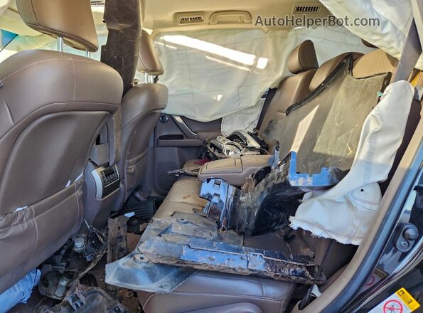 JTJJM7FX9G5127832 2016 LEXUS GX Черный Вид задней части салона