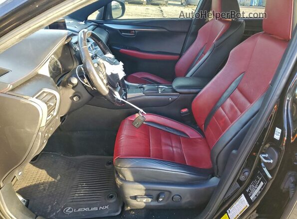 JTJSARDZXL5010283 2020 LEXUS NX Black Widok wnętrza z przodu