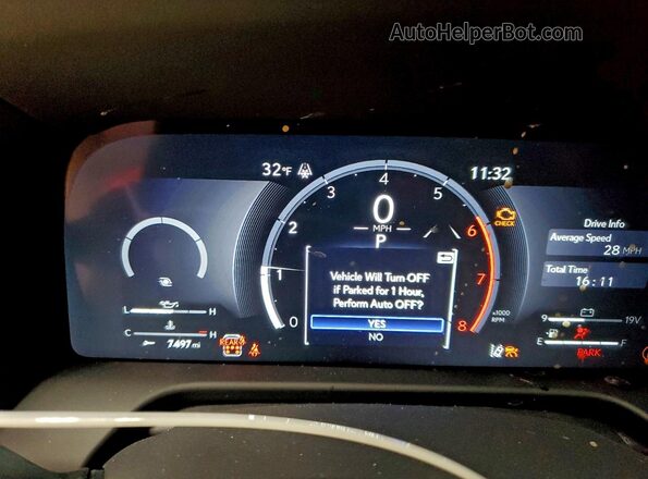 JTJTBCDX3S5059384 2025 LEXUS GX Серый Вид щитка приборов