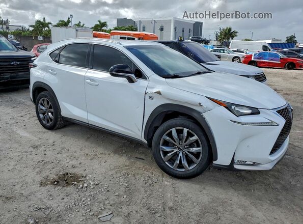 JTJYARBZ3G2026734 2016 LEXUS NX Белый Передняя правая четверть