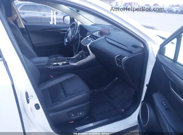 JTJYARBZ5G2034494 2016 LEXUS NX 200T Белый Вид салона спереди