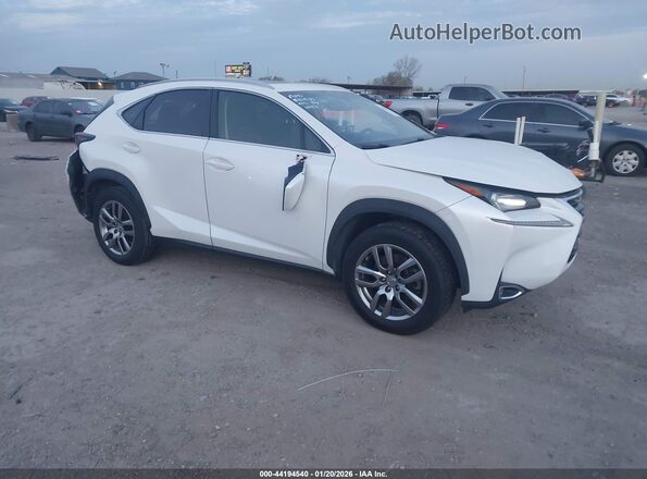 JTJYARBZ5G2034494 2016 LEXUS NX 200T Белый Передняя правая четверть