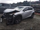 2017 Lexus Nx 200t F Sport Серебряный vin: JTJYARBZ6H2052827