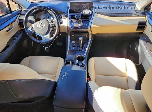 JTJYARBZ8J2089402 2018 LEXUS NX Красный Вид панели приборов