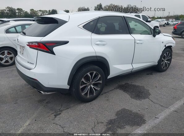 JTJYARBZXH2079321 2017 LEXUS NX 200T White Tył prawy