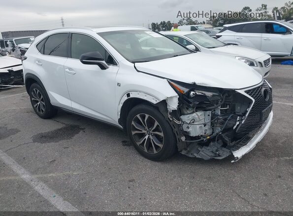 JTJYARBZXH2079321 2017 LEXUS NX 200T White Przód prawy