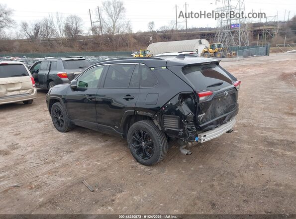 JTM16RFV1ND065806 2022 TOYOTA RAV4 HYBRID Черный Задняя левая четверть