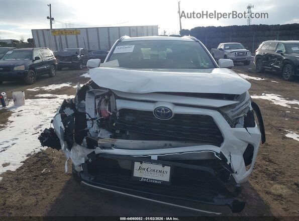JTM16RFV4PD087401 2023 TOYOTA RAV4 HYBRID White წინა პანელის ხედი