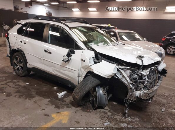 JTMAB3FV0MD013686 2021 TOYOTA RAV4 PRIME Белый Передняя правая четверть