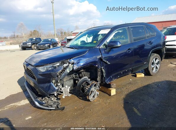 JTMAB3FV3MD035889 2021 TOYOTA RAV4 PRIME Синий Передняя левая четверть