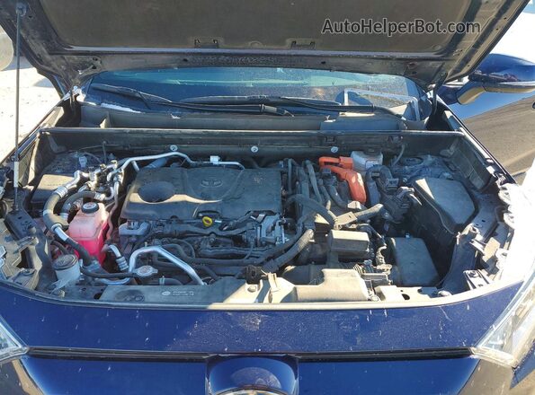 JTMAB3FV7MD065798 2021 TOYOTA RAV4 Blue Widok komory silnika