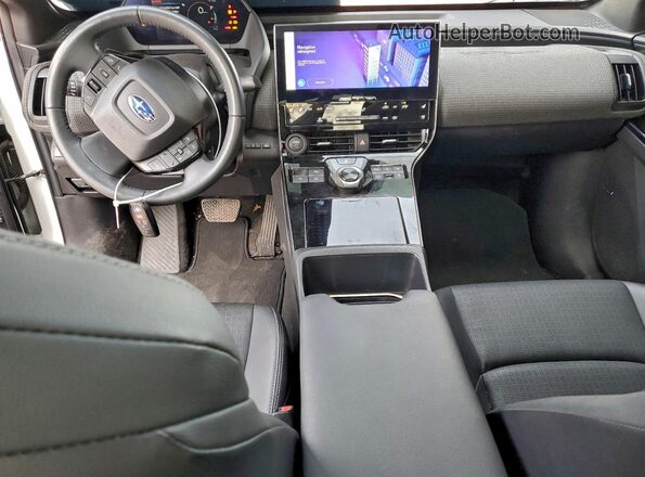 JTMABABA1PA031868 2023 SUBARU SOLTERRA White Widok deski rozdzielczej