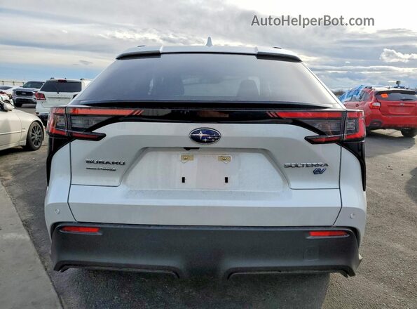 JTMABABA3SA100472 2025 SUBARU SOLTERRA White უკანა ხედი