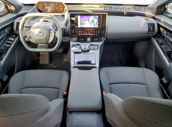 JTMABABA4SA094665 2025 SUBARU SOLTERRA Black Vista del salpicadero