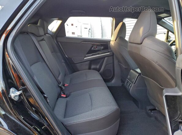 JTMABABA4SA094665 2025 SUBARU SOLTERRA Black Vista interior trasera