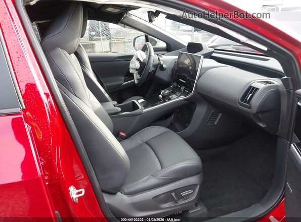 JTMABABAXRA059414 2024 SUBARU SOLTERRA Красный Вид задней части салона
