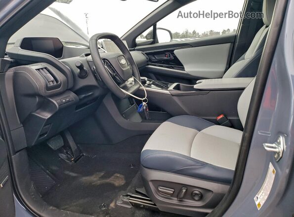 JTMABABAXSA093262 2025 SUBARU SOLTERRA Teal Widok wnętrza z przodu