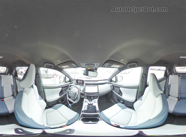 JTMABABAXSA093262 2025 SUBARU SOLTERRA Teal Widok wnętrza 360 stopni