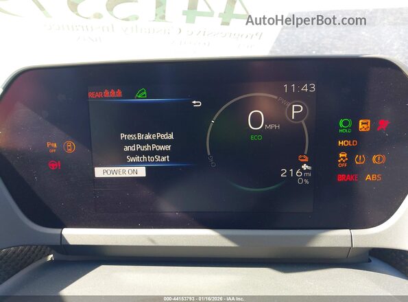 JTMABACA9RA090510 2024 TOYOTA LE White უკანა სავარძლების ხედი