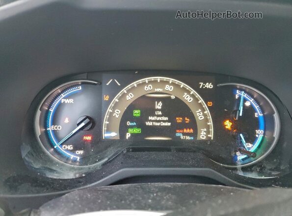 JTMCB3FV8SD271721 2025 TOYOTA RAV4 Синий Вид щитка приборов