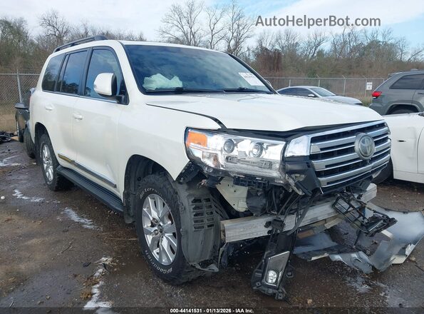 JTMCY7AJ3G4042347 2016 TOYOTA LAND CRUISER Белый Передняя правая четверть