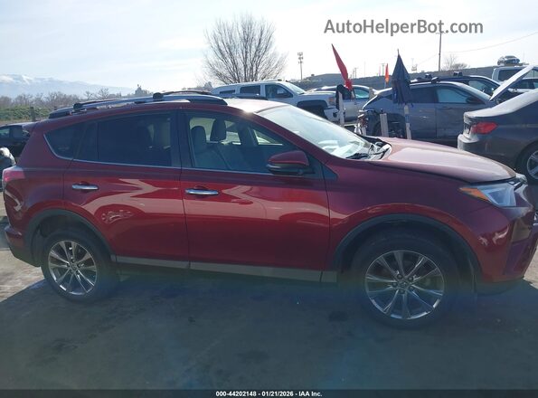 JTMDFREV8JD222143 2018 TOYOTA LIMITED Красный Вид щитка приборов