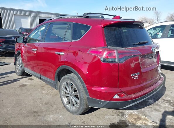JTMDFREV8JD222143 2018 TOYOTA LIMITED Красный Задняя левая четверть