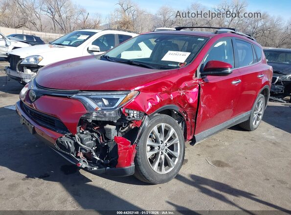 JTMDFREV8JD222143 2018 TOYOTA LIMITED Красный Передняя левая четверть