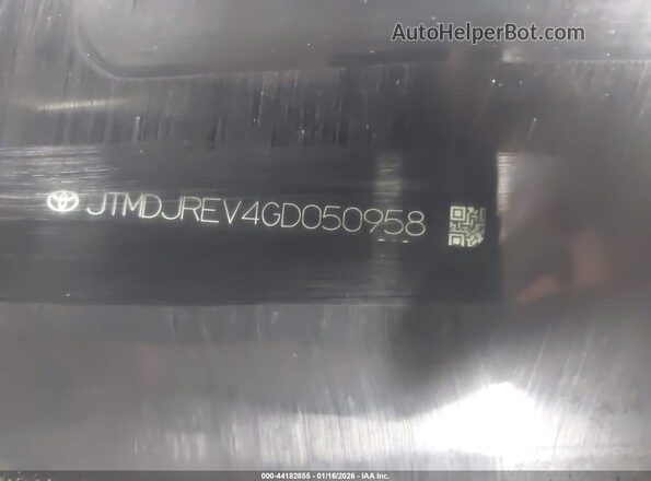JTMDJREV4GD050958 2016 TOYOTA LIMITED Черный Вид подкапотного пространства