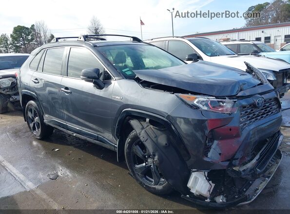 JTME6RFV0MD515350 2021 TOYOTA RAV4 HYBRID Gray Rear interior view