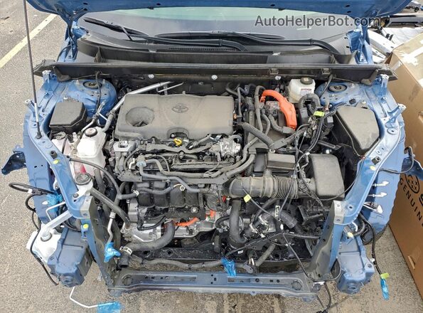 JTME6RFV0SD574430 2025 TOYOTA RAV4 Blue ძრავის განყოფილების ხედი