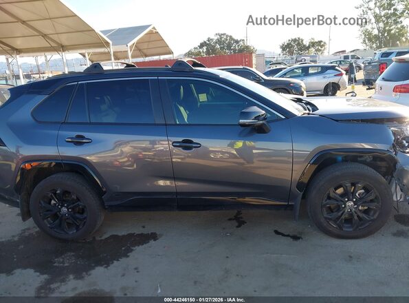 JTME6RFV3PD542451 2023 TOYOTA RAV4 HYBRID Gray უკანა სალონის ხედი