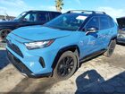 2022 Toyota Rav4 Hybrid Xse Синий vin: JTME6RFV9ND528633