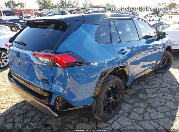 JTME6RFV9ND528633 2022 TOYOTA RAV4 HYBRID Синий Задняя правая четверть