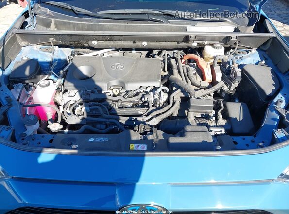 JTME6RFV9ND528633 2022 TOYOTA RAV4 HYBRID Синий Вид сзади