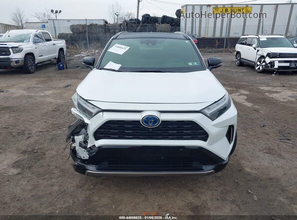 JTME6RFV9PJ035958 2023 TOYOTA RAV4 HYBRID White Widok zestawu wskaźników