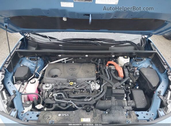 JTME6RFVXND529337 2022 TOYOTA RAV4 HYBRID Blue Vista trasera