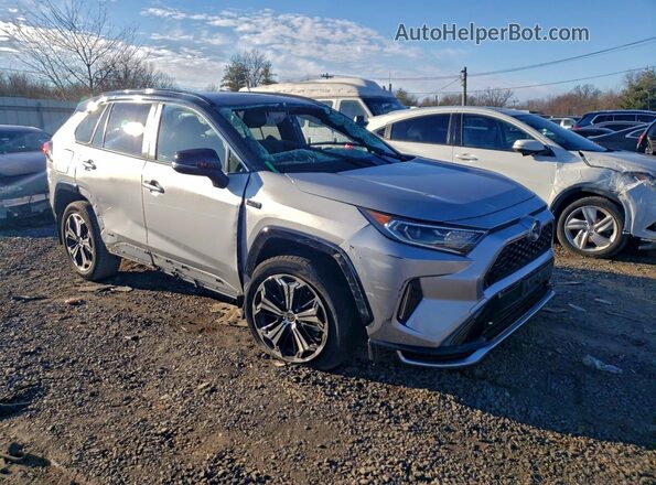 JTMEB3FV6MD052526 2021 TOYOTA RAV4 Silver Передня права чверть