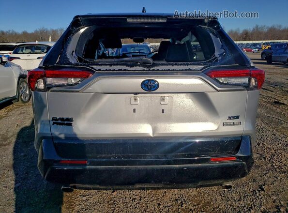 JTMEB3FV6MD052526 2021 TOYOTA RAV4 Silver Вид ззаду
