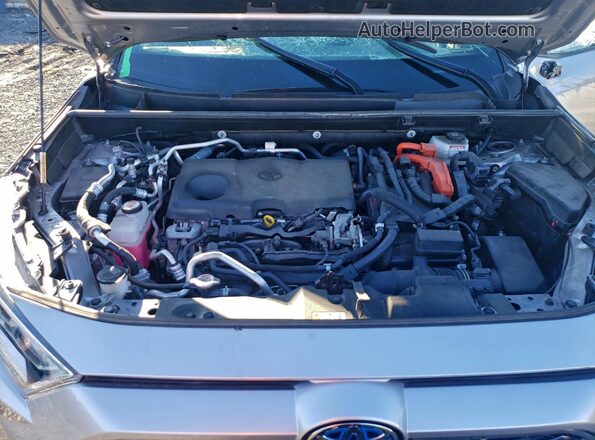 JTMEB3FV6MD052526 2021 TOYOTA RAV4 Silver Вид підкапотного простору