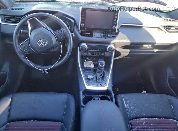 JTMEB3FV6MD052526 2021 TOYOTA RAV4 Silver Вид панелі приладів