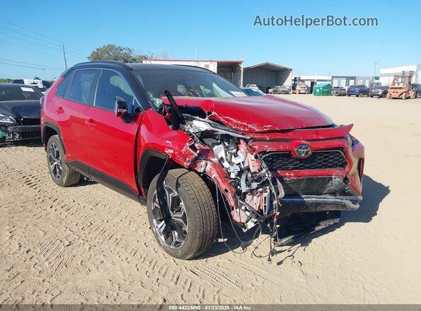 JTMEB3FV7SD264123 2025 TOYOTA RAV4 PLUG-IN HYBRID Красный Передняя правая четверть